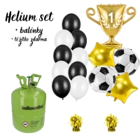 Helium set - Vhodn kombinace helium s balonky Fotbal winner