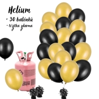 Helium set - Vhodn party set helia a balnk -  30 ks 23 cm