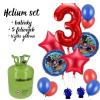 Helium set - Vhodn set helia a balnk Liga spravedlnosti 3